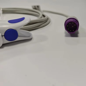 Nhà máy sản xuất cảm biến SpO2 Mindray, dài 3 mét, đầu nối 12 chân màu tím tròn, it20, im20, Elite V5/V6/V8 (* m-tech) - Product Image 6