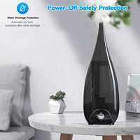 Chambre d'approvisionnement d'usine bureau à domicile bébé coffre-fort 3L Portable diffuseur debout à ultrasons manuel Air humidificateur à ultrasons