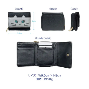 Women's cute cat wallet women's small short PU leather wallet <b>ladies</b> <b>card</b> <b>holder</b> purse creative fashion wallet girls gifts - Product Image 4