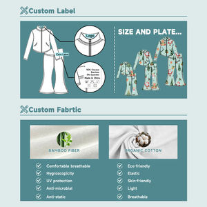 맞춤형 플러스 사이즈 성인 베이비 원지 바디수트 성인 롬퍼 의류 스냅 크로치 베이비 성인 원지 가족 점프수트 - Product Image 4