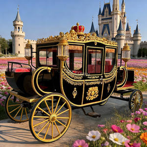 马车观光车 电动皇家马车 婚礼车、旅游马车、多功能皇家观光车 - Product Image 1