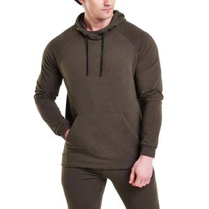 Chándales ajustados de entrenamiento de gimnasia ajustados para hombre personalizado último diseño pulóver polar invierno impermeable bordado liso sólido - Product Image 4