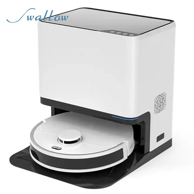 Self-Emptying Eco-Friendly Home Robot Vacuum Cleaner with APP Control and Intelligent Cleaning