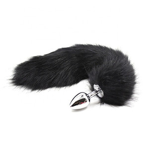 Più economico in metallo piuma di coda erotica giocattoli anale anale anale <span class=keywords><strong>Plug</strong></span> con coda per uso di coppia - Product Image 4