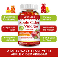 Gummies au vinaigre de cidre de pomme végétaliennes pour la détox cétogène et le soutien digestif, favorisant un ventre plat – Produits amincissants à marque privée, très demandés