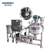 50L 100L Petite Mayonnaise Faisant La Machine Vide En Acier Inoxydable Émulsifiant Réservoir De Mélange