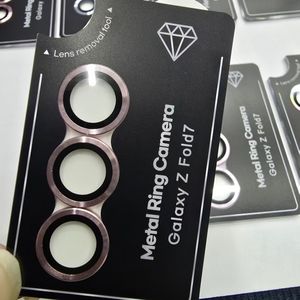 Protector de lente de cámara 9H Protector de pantalla de vidrio templado Película Protector de anillo de metal para Samsung Galaxy Z Fold <span class=keywords><strong>7</strong></span> Z Flip <span class=keywords><strong>7</strong></span> 6 - Product Image 5