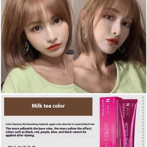 Crème de teinture pour <span class=keywords><strong>cheveux</strong></span> permanente en salon sans ammoniaque en une seule étape Couleurs blanc et multi-segments violet rouge cyan - Product Image 4