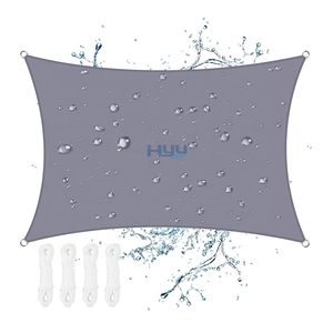 Không thấm nước Sun Shade buồm UPF50 + tán mái hiên nơi trú ẩn, 98% UV tắc nghẽn khả năng chịu nước, ngoài trời sân sau Patio vườn bãi đậu xe - Product Image 1