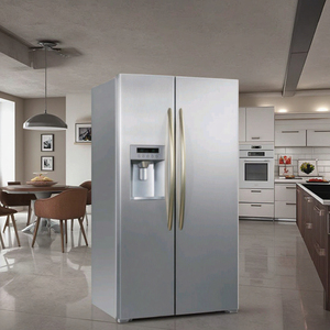 Glass Multi French Door Fridge Freezer <b>Refrigerator</b> Glass French Door <b>Refrigerator</b> - Product Image 2
