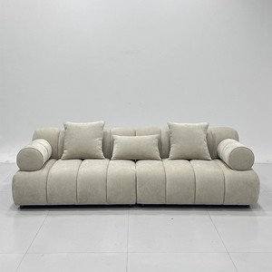 Modern Nordic Customized Size <b>Wooden</b> <b>Frame</b> Modular Sectional Couch for Living Room - Product Image 3
