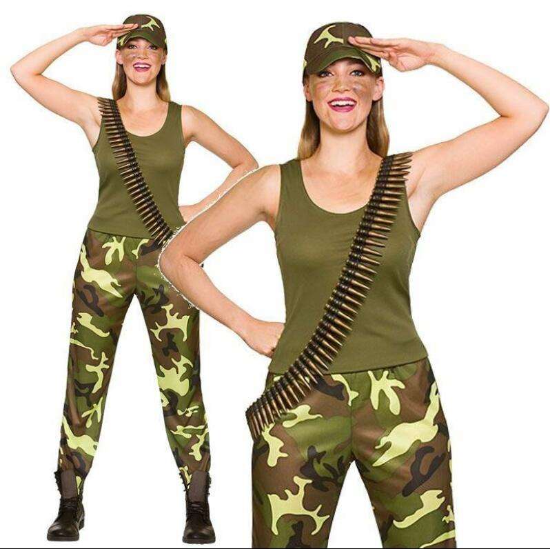 women's army fancy dress costumes