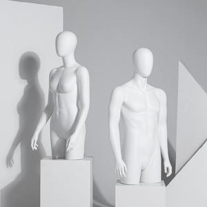 Dernier prix d'usine <span class=keywords><strong>Mannequin</strong></span> du haut du corps en fibre de verre <span class=keywords><strong>Mannequin</strong></span> <span class=keywords><strong>buste</strong></span> détachable pour hommes et femmes avec tête - Product Image 4