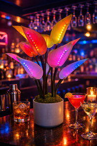 Lámpara de Acento Inteligente RGB para Interiores <span class=keywords><strong>LUMIO</strong></span> con Vegetación Artificial, Tecnología LED WS2815 - Product Image 6