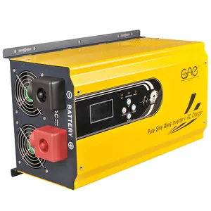 3000W Off Grid Inverter DC12V 24V 48V to AC110V/220V, 100% Pure Sine Wave Output Solar Wind Power Inverter 3KW