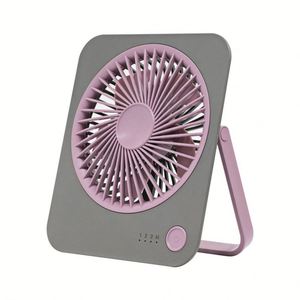 Ventilateur portable ultra-fin rechargeable, mini ventilateur de bureau USB, 3 vitesses, pour le bureau, la maison, les voyages, ensemble cadeau personnel - Product Image 2