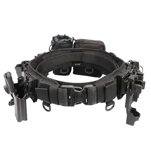 Accessori per fondina Yakeda Molle fibbia per cintura tattica da combattimento di sicurezza esterna con 11 buste