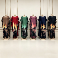Nouvelle Robe Musulmane Ample et Décontractée Imprimée pour Femme Grande Taille – Collection Été en Gros