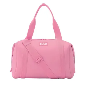 Stylish Custom Lightweight Weekender Travel Crossbody Duffel Tote Sports Gym Bags Neoprene Duffle Bag for Women