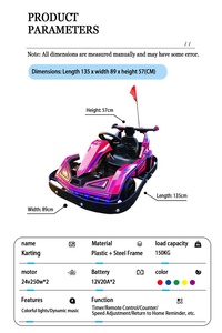 Nouvelle voiture de <span class=keywords><strong>karting</strong></span> électrique commerciale à batterie pour parc d'attractions pour enfants, équipement de divertissement pour supermarché - Product Image 6