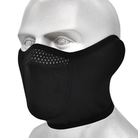 WOSAWE — masque facial pour le cyclisme, protection faciale, respirant, garde au chaud, coupe-vent, anti-poussière, demi-cagoule tactique, chauffe-oreilles, protection faciale