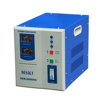 Stabilisateur de tension électronique monophasé SVR en gros, en stock, haute précision 50/60Hz, protection complète fournie