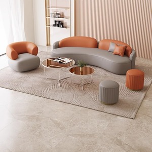 Cabina <span class=keywords><strong>de</strong></span> sofá moderna para vestíbulo <span class=keywords><strong>de</strong></span> Hotel, Club VIP, sala <span class=keywords><strong>de</strong></span> exposiciones, vestíbulo, oficina <span class=keywords><strong>de</strong></span> ventas, recepción, sofá <span class=keywords><strong>de</strong></span> cuero para el hogar, salón <span class=keywords><strong>de</strong></span> Hotel - Product Image 5