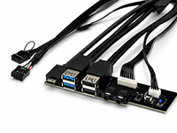 Hub de panneau frontal de bureau ODM avec LED, interrupteur, microphone, XLR, Cat6, pour extérieur, USB-C vers USB-C, instrumentation, câble et assemblage de câbles