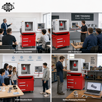 Centre d'usinage CNC miniature SIEG Fa4-Pro IKX1, machine CNC de table à 3 axes pour l'éducation, le laboratoire, l'équipement de fablab