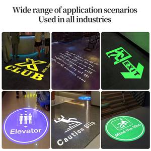 15W intégré GOBO signe lumière hôtel salle de croisière numéro flèche directionnelle étiquette publicité lumières pour <span class=keywords><strong>enseigne</strong></span> projetée - Product Image 3