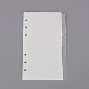 6 cái/bộ rõ ràng ngăn A5 kế hoạch chỉ số chia trang nhựa phân loại trang Tab Bookmark kế hoạch chèn - Product Image 2