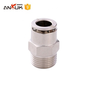 Diseño Simple serie <span class=keywords><strong>MPC</strong></span> un toque neumático conector rápido de tubo recto montaje de latón - Product Image 4