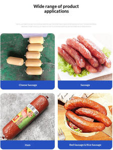 Chaîne de production et équipement de fabrication de saucisses de viande de poulet, y compris <span class=keywords><strong>poussoir</strong></span> <span class=keywords><strong>à</strong></span> saucisses et ensacheuse en plastique - Product Image 5