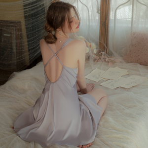 Nuovo abbigliamento <span class=keywords><strong>da</strong></span> <span class=keywords><strong>notte</strong></span> <span class=keywords><strong>da</strong></span> donna di moda all'ingrosso camicia <span class=keywords><strong>da</strong></span> <span class=keywords><strong>notte</strong></span> con <span class=keywords><strong>perla</strong></span> di pizzo a contrasto e pigiami <span class=keywords><strong>da</strong></span> bagno set J3133 - Product Image 5