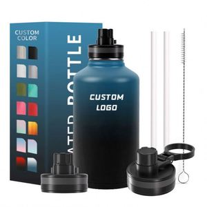 Wholesale <b>Large</b> Capacity Stainless Steel Water Bottle Wide Mouth Double Wall Stainless Steel Sport Water Bottle with Custom logo - Product Image 3