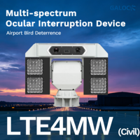Répulsif laser pour oiseaux périmétrique d'aéroport, faisceau LED haute luminosité, portée ultra longue, directionnel, à montage fixe acoustique