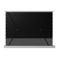 Wupro 100 pouces CBSP écran de levage de sol intelligent conception de grille transparente acoustique Unique écran de projecteur ALR à portée Ultra courte