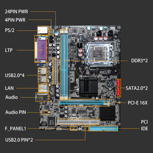 Venta caliente del precio barato al por mayor <span class=keywords><strong>intel</strong></span> G41 LGA775 <span class=keywords><strong>DDR3</strong></span> placa base de escritorio - Product Image 3