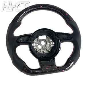 Volante de Fibra de Carbono Forjado para <span class=keywords><strong>Audi</strong></span> <span class=keywords><strong>A1</strong></span> A5 B8.5 <span class=keywords><strong>S3</strong></span> S4 S5 S6 S7 RS RS3 RS4 RS5 RS6 RS7 S8 Q3, Estilo Racing - Product Image 2