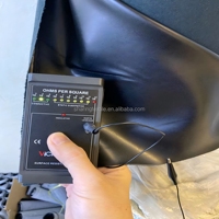 Cuir synthétique conducteur haute résistance à l'usure, cuir PVC antistatique, vinyle antistatique pour chaise de bureau et housse de siège de voiture