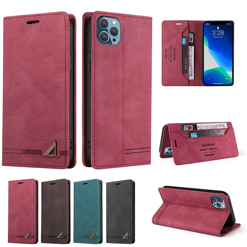 High Quality Leather Flip Wallet Mobile Phone Case For huawei nova 7i 3i nova 9 PU Leather Book Flip Cover