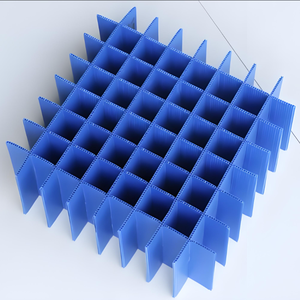 Sóng PP coroplast hộp không thấm nước tổ ong bánh sandwich nhựa tách rào cản Lưới lưu hành hộp Spacer Lưỡi kẹp - Product Image 2