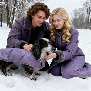 Luxury Winter All-Weather <strong>Dog</strong> Jacket Waterproof Puffer Pet <strong>Coat</strong> for Bassotto Wiener Dachshund Hamburg Teckel <strong>Sausage</strong> Polyester - Product Image 4