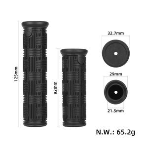 1 Pair of Kukirin Ultra Black Long and Short Grips for Kukirin G3 G2 G4 Ultra Electric <b>Scooter</b> <b>Handlebar</b> Grip 1 Set Rubber Grip - Product Image 2