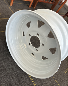 Se vendent bien Roues <span class=keywords><strong>de</strong></span> <span class=keywords><strong>remorque</strong></span> Conception personnalisée 8 rayons 4 5 trous Jante <span class=keywords><strong>de</strong></span> <span class=keywords><strong>remorque</strong></span> en acier <span class=keywords><strong>Roue</strong></span> <span class=keywords><strong>de</strong></span> <span class=keywords><strong>remorque</strong></span> - Product Image 1