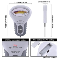 Kit de test de piscine de chlore d'analyse de compteur de testeur d'eau de Ph de moniteur numérique nouvellement portatif
