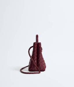 Montre mécanique de luxe pour homme en cuir véritable avec motif losanges, forme pochette, fermeture ouverte, bracelet unique, excellente étanchéité - Product Image 3