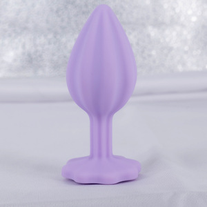 Nouveau produit : Plug anal en silicone en forme de fleur de prunier violette, jouet sexuel pour adultes - Product Image 5