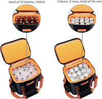 Vente en gros entièrement étanche TPU Dry Cooler Box Sac à dos pour le camping, la navigation de plaisance, la pêche et les aliments isolés thermiquement pour les canettes à usage extérieur