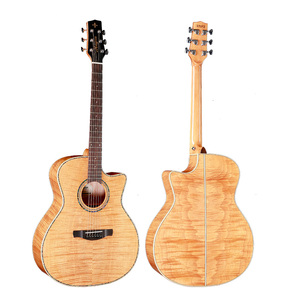 Nhà Máy Ban Đầu Takamine M-95C Jack Donner <span class=keywords><strong>Guitar</strong></span> 41 Inch Acoustic Cutaway Rắn Gỗ Mộc Cho Chuyên Nghiệp Acoustic <span class=keywords><strong>Guitar</strong></span> - Product Image 1